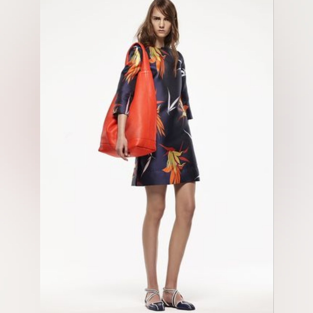 NWT Marni Resort 2015 Jacquard Floral Dress IT 38 2 US - Picture 1 of 8